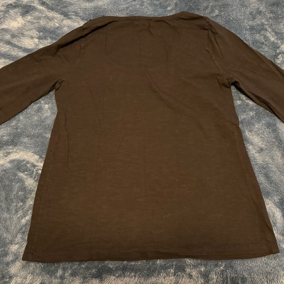 Ann Taylor LOFT T-Shirt Black Size XL - Picture 5 of 8